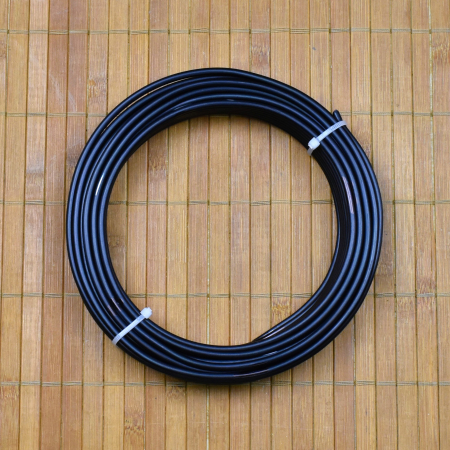 Bonsai Aludraht China eloxiert, Farbe dunkelbraun bis schwarz 4 mm 500g